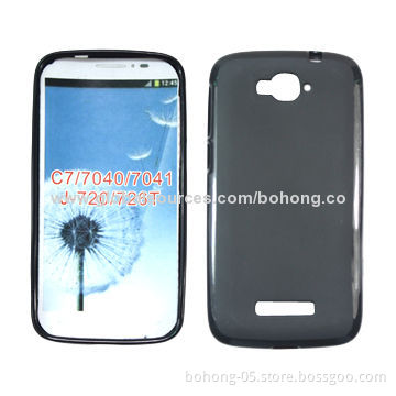 Pudding TPU Cases for OT C7, Different Colors Available, 500 Pieces MOQ Each Color